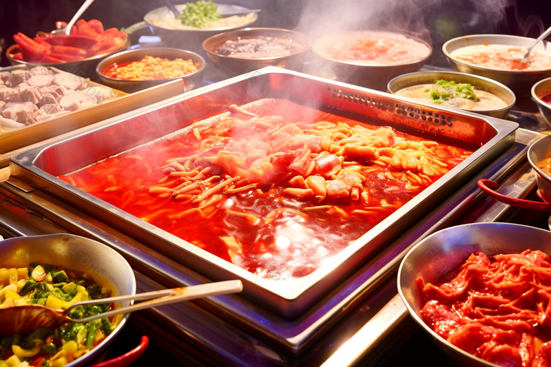 热辣火锅肉类美食摄影实拍,高清,摄影图,摄影图片,图片大全,摄影图免费下载